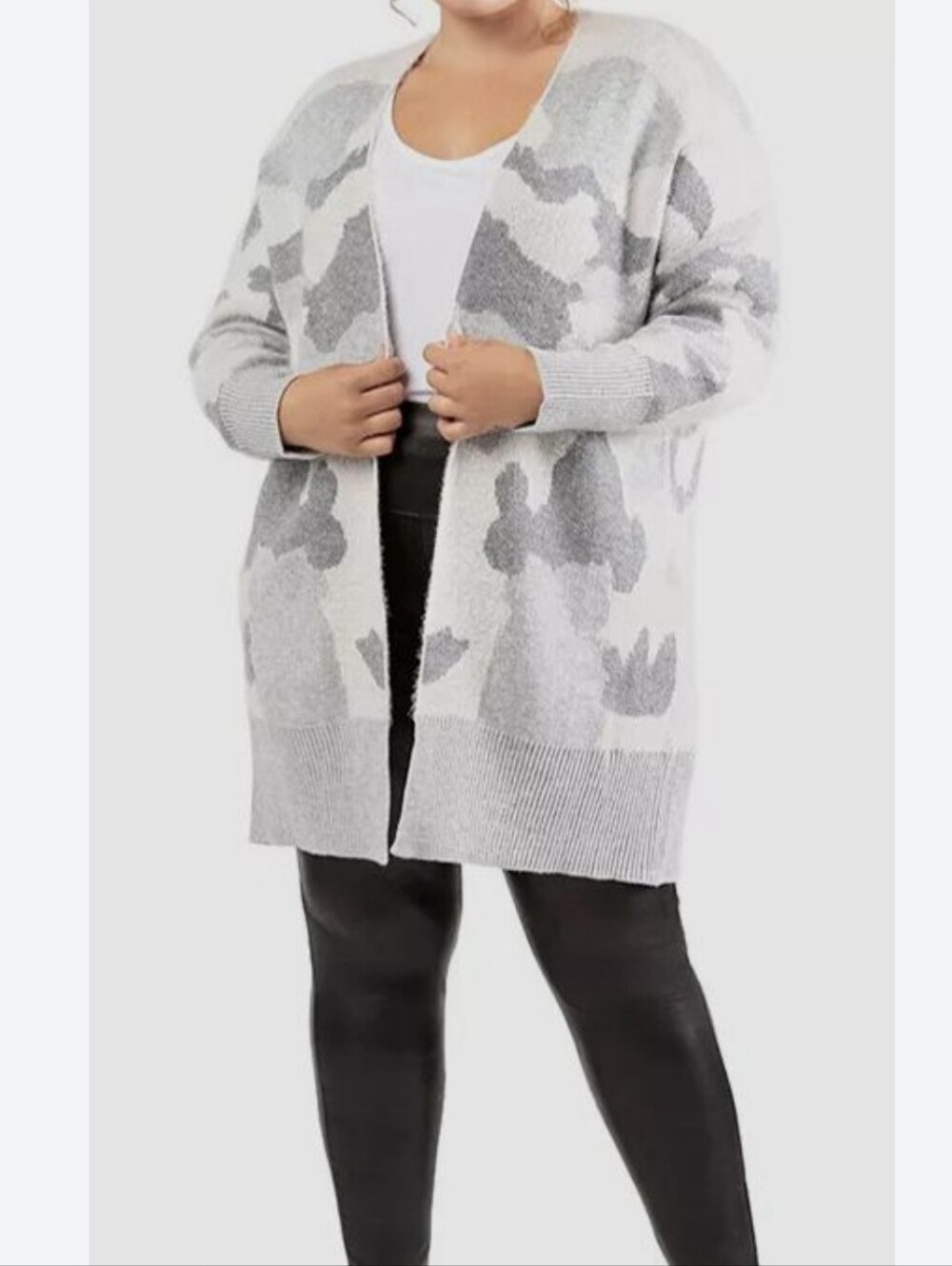Black Tape Gray Camo Sweater